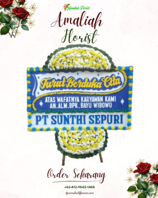 Papan Bunga Duka di Busungbiu